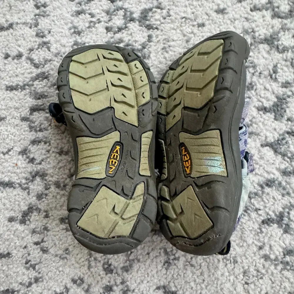 KEEN Newport H2 Youth Hiking/ Water Sandals Purple Floral 13C